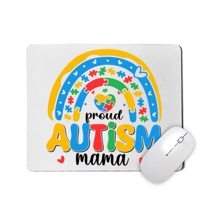 Proud Mama Autism Family Autism Awareness Month Mousepad