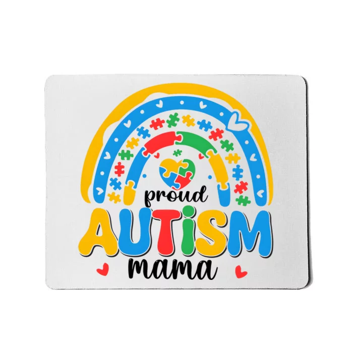 Proud Mama Autism Family Autism Awareness Month Mousepad