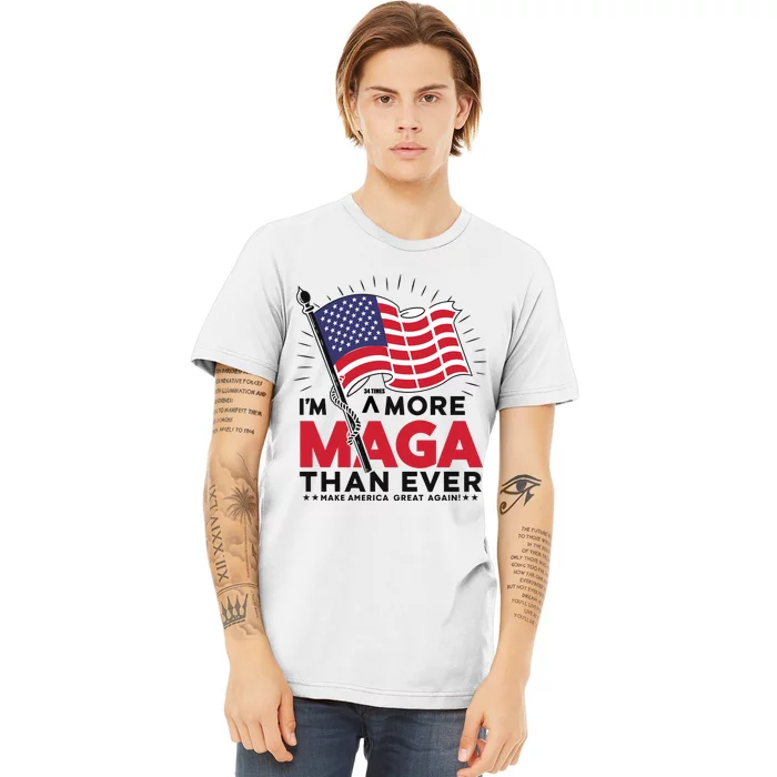 Patriotic Maga Amore Themed Graphic Premium T-Shirt