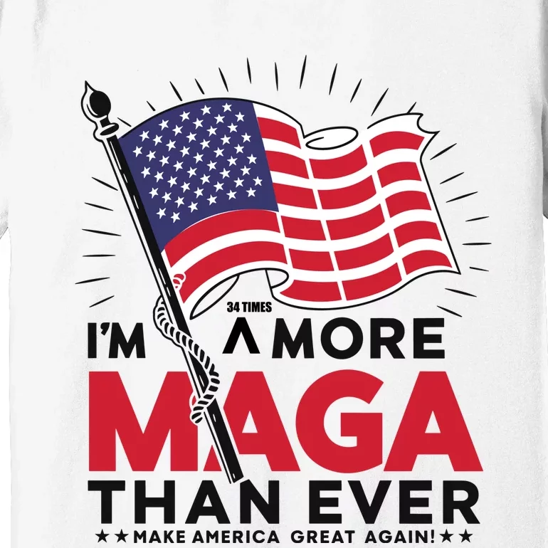 Patriotic Maga Amore Themed Graphic Premium T-Shirt