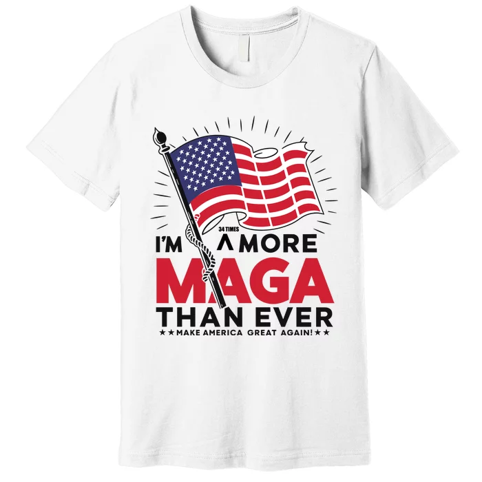 Patriotic Maga Amore Themed Graphic Premium T-Shirt