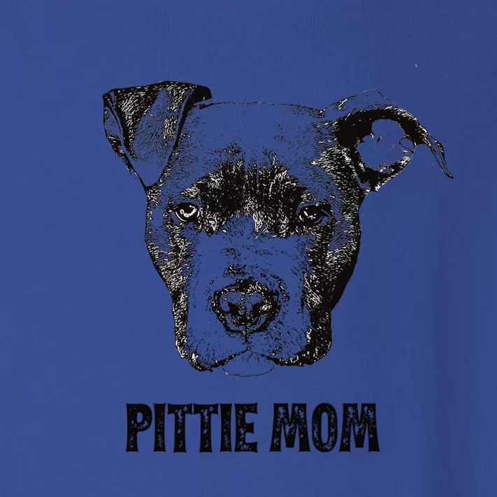 Pittie Mom American Pit Bull Mom Gift Toddler Long Sleeve Shirt