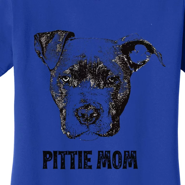 Pittie Mom American Pit Bull Mom Gift Women's T-Shirt