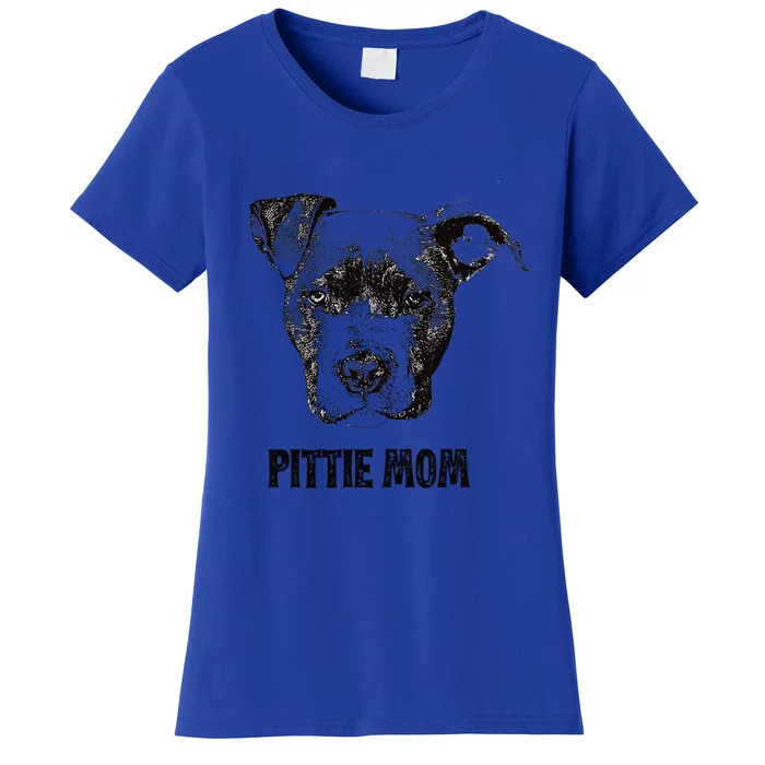 Pittie Mom American Pit Bull Mom Gift Women's T-Shirt