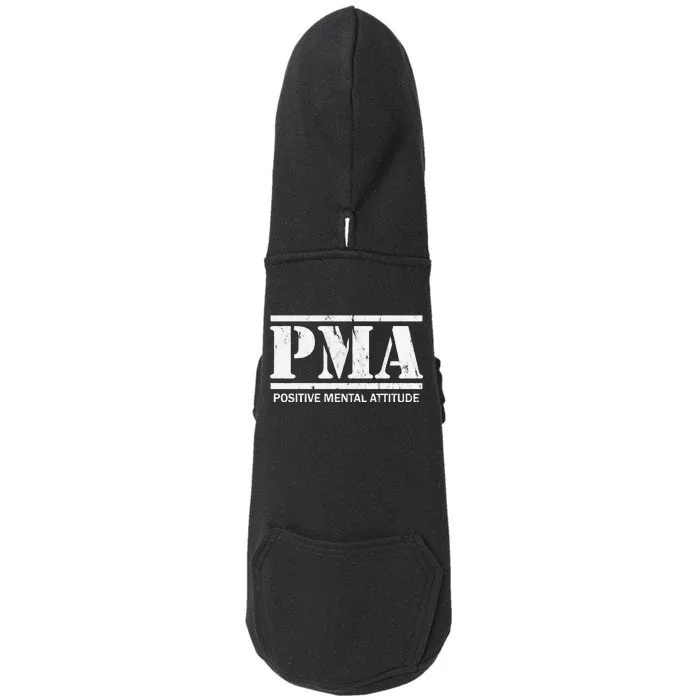 Positive Mental Attitude . PMA Doggie 3-End Fleece Hoodie