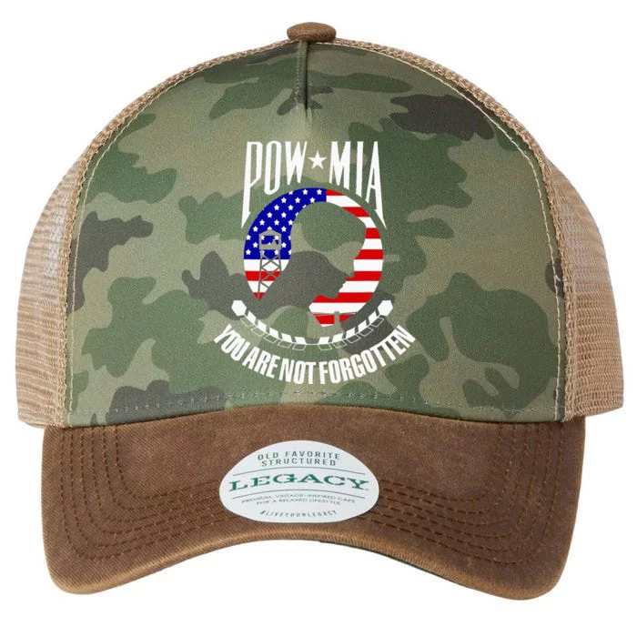 Pow Mia American Flag You Are Not Forgotten Legacy Tie Dye Trucker Hat