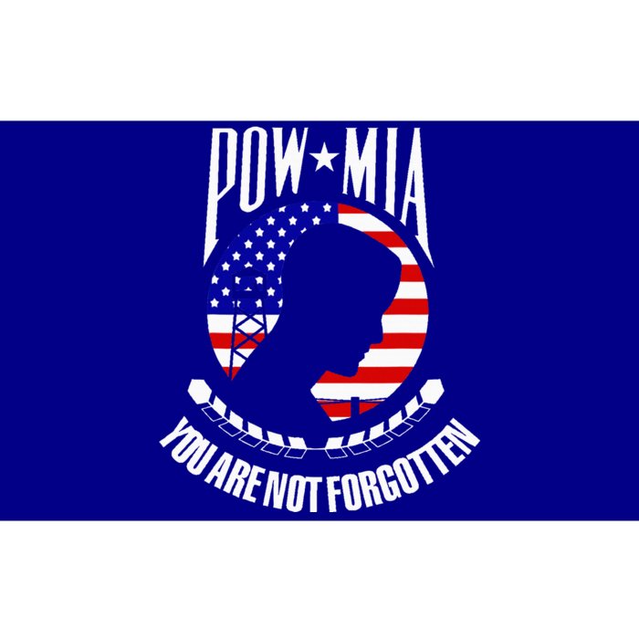 Pow Mia American Flag You Are Not Forgotten Bumper Sticker