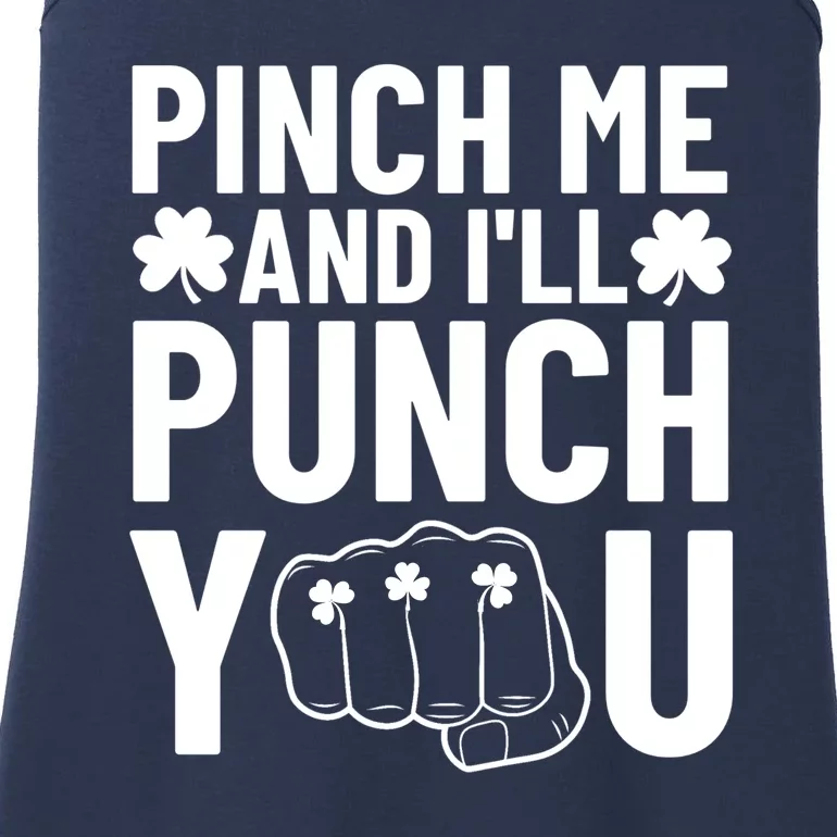 Pinch Me And I'll Punch You St. Patricks Day Ladies Essential Tank