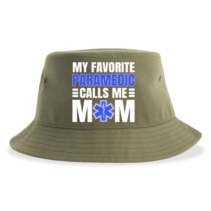 Paramedic Mom Ambulance Attendant Emt Mother's Day Gift Sustainable Bucket Hat