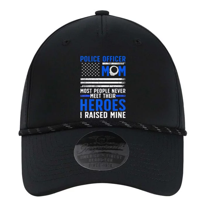 Police Mom Art For Cop Mother Women Police Officer Lovers Performance The Dyno Cap