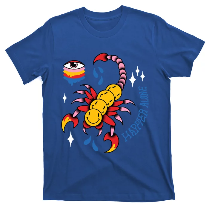 Psychedelic Mind Altering Happy Scorpion Funny Gift T-Shirt