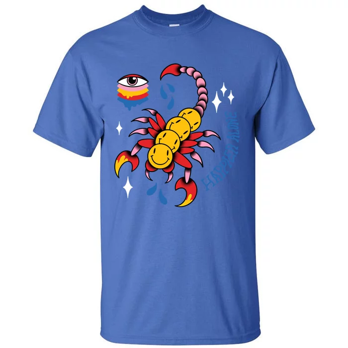 Psychedelic Mind Altering Happy Scorpion Funny Gift Tall T-Shirt