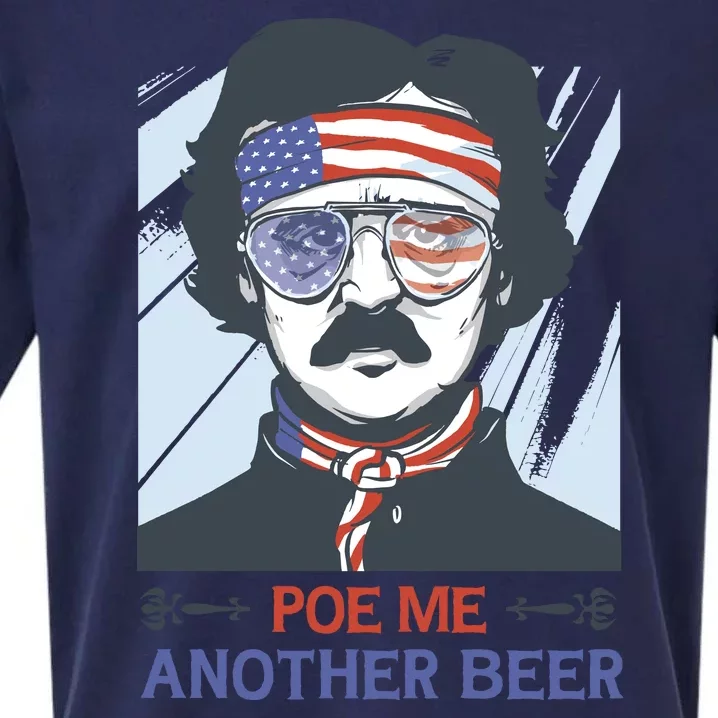 Pour Me Another Beer Funny 4th Of July Sueded Cloud Jersey T-Shirt