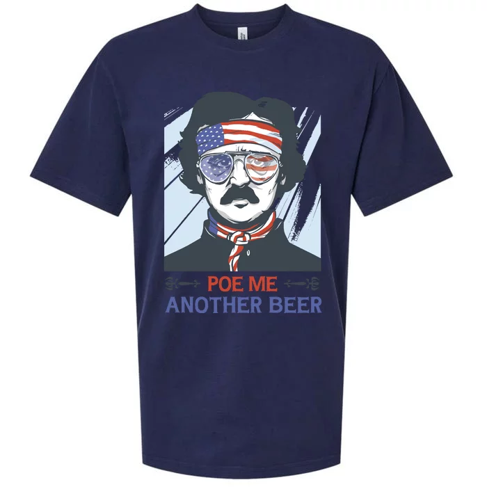 Pour Me Another Beer Funny 4th Of July Sueded Cloud Jersey T-Shirt