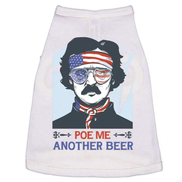 Pour Me Another Beer Funny 4th Of July Doggie Tank