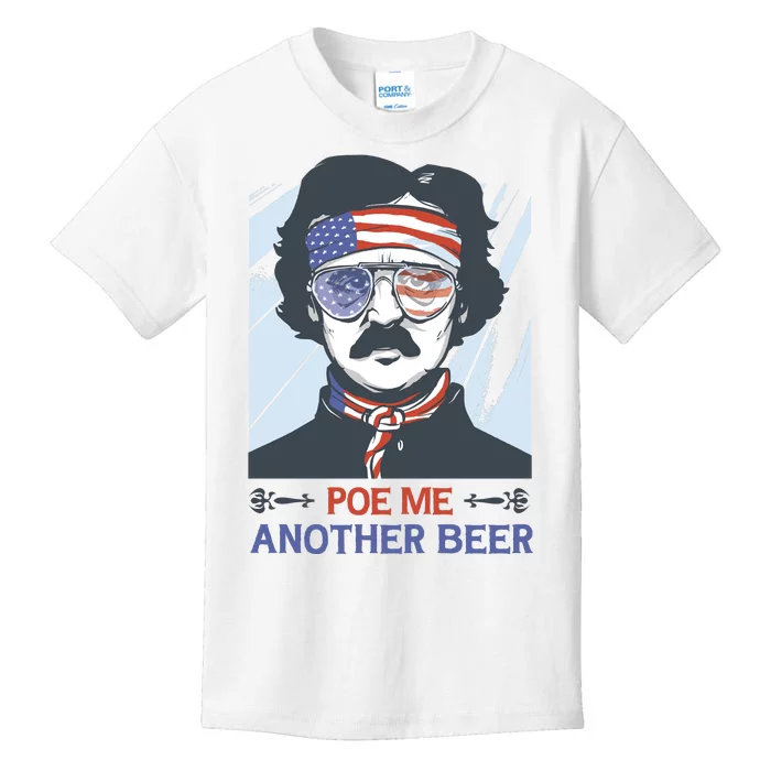 Pour Me Another Beer Funny 4th Of July Kids T-Shirt