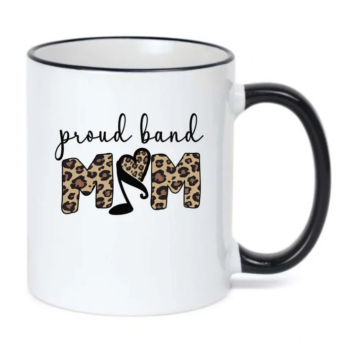 Proud Marching Band Mom Of A Marching Band Member Gift Black Color Changing Mug