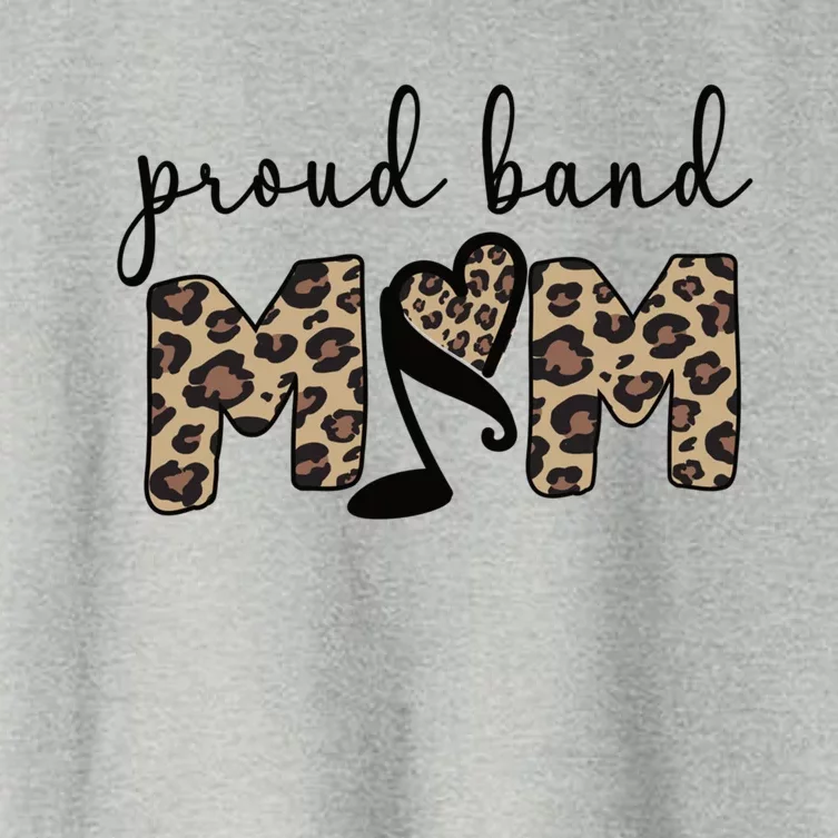 Proud Marching Band Mom Of A Marching Band Member Gift Women's Crop Top Tee