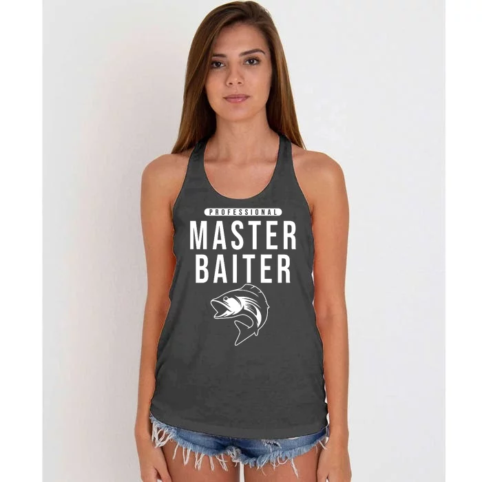 Professional Master Baiter Fishing Women's Knotted Racerback Tank