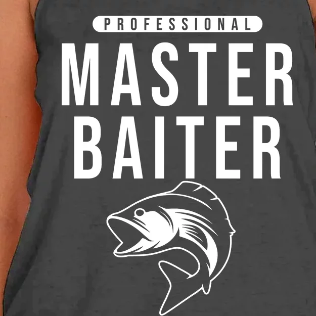 Professional Master Baiter Fishing Women's Knotted Racerback Tank