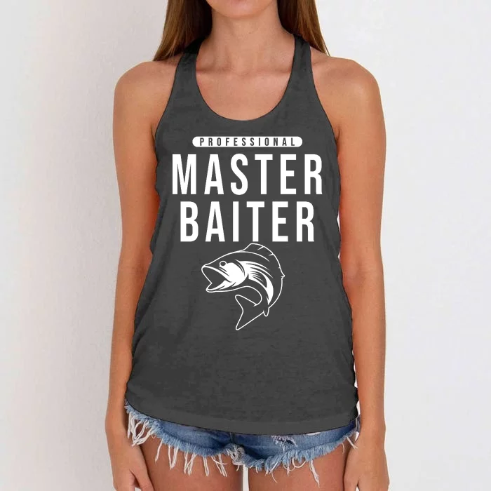 Professional Master Baiter Fishing Women's Knotted Racerback Tank