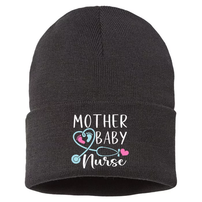 Postpartum Mother Baby Nurse Mom Baby Postpartum Nursing Sustainable Knit Beanie