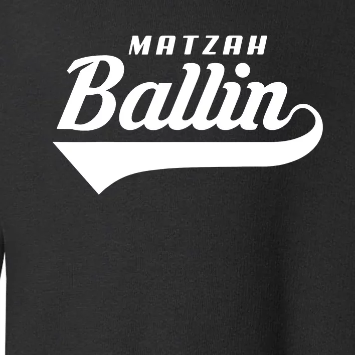 Passover Matzah Ballin Funny Seder Jewish Holiday Toddler Sweatshirt