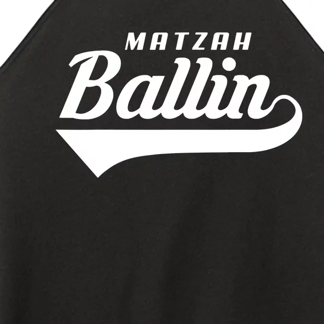 Passover Matzah Ballin Funny Seder Jewish Holiday Women’s Perfect Tri Rocker Tank