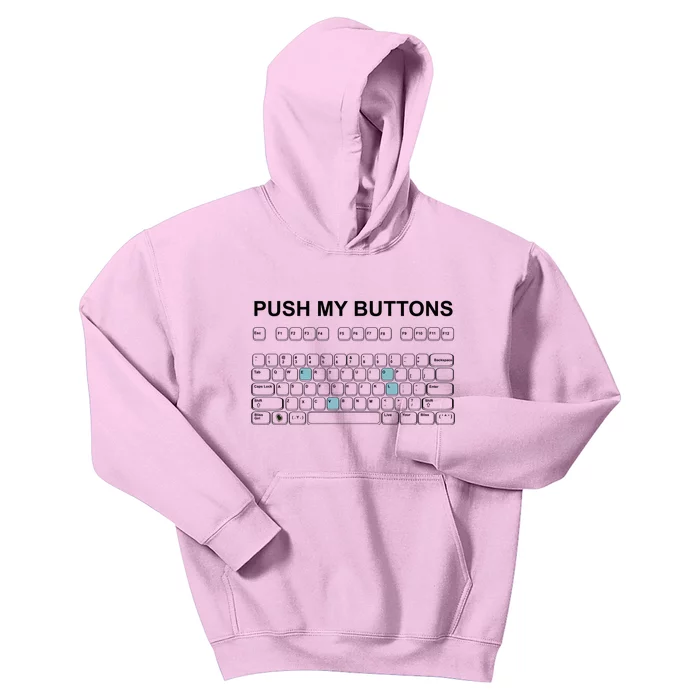 Push My Buttons Kids Hoodie