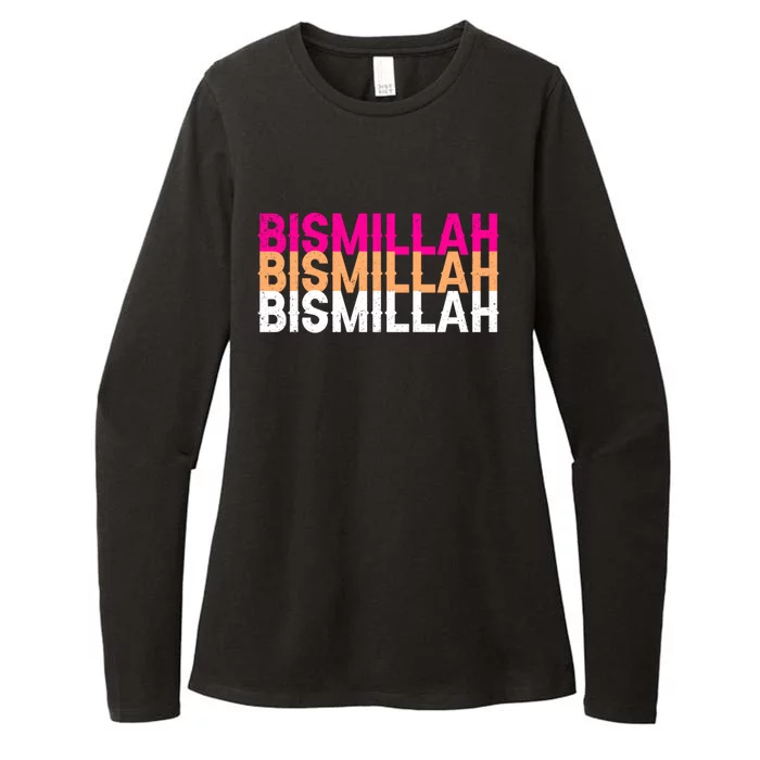 Proud Muslim Bismillah Gift Womens CVC Long Sleeve Shirt