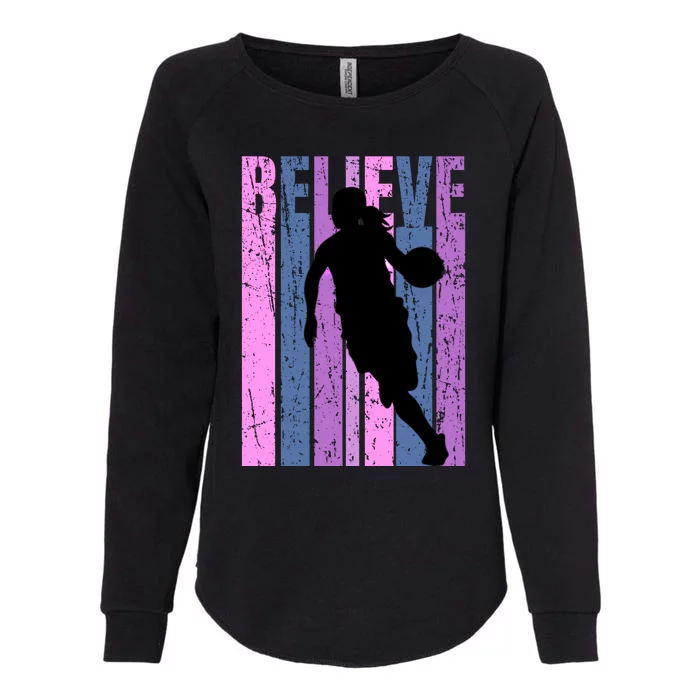 Purple Motivational Basketball Players Team Coaching Cool Gift Womens California Wash Sweatshirt