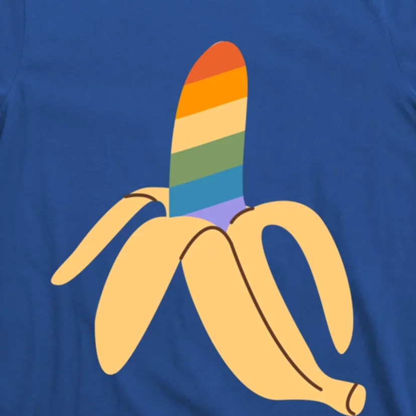 Pride Month Banana Rainbow Design Gift T-Shirt