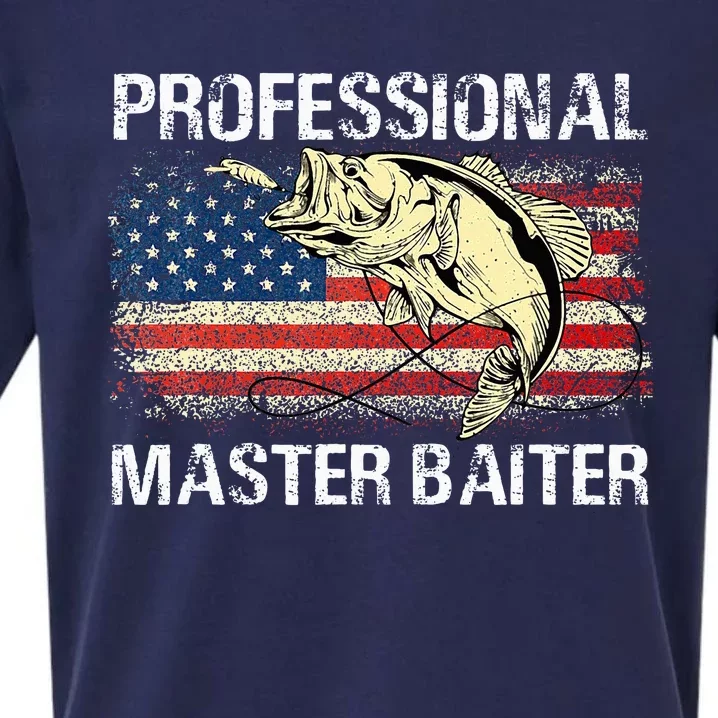 Professional Master Baiter Retro American Flag Sueded Cloud Jersey T-Shirt