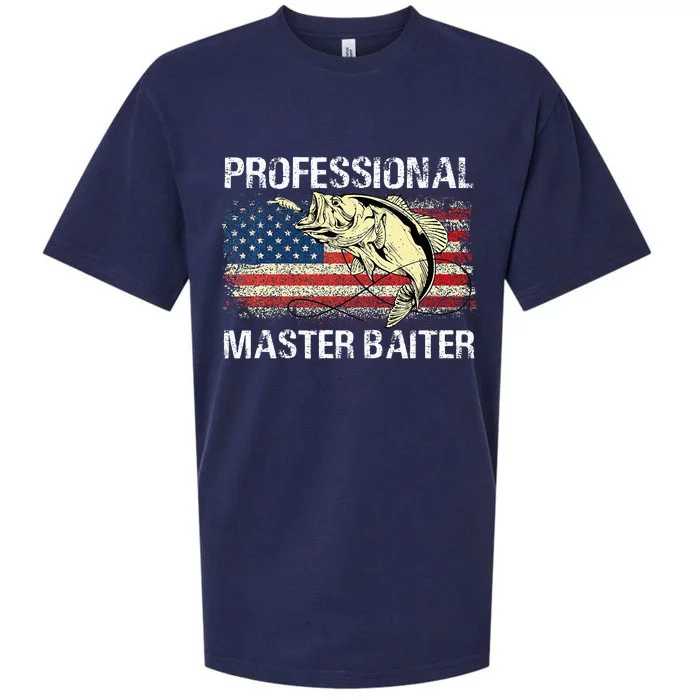 Professional Master Baiter Retro American Flag Sueded Cloud Jersey T-Shirt