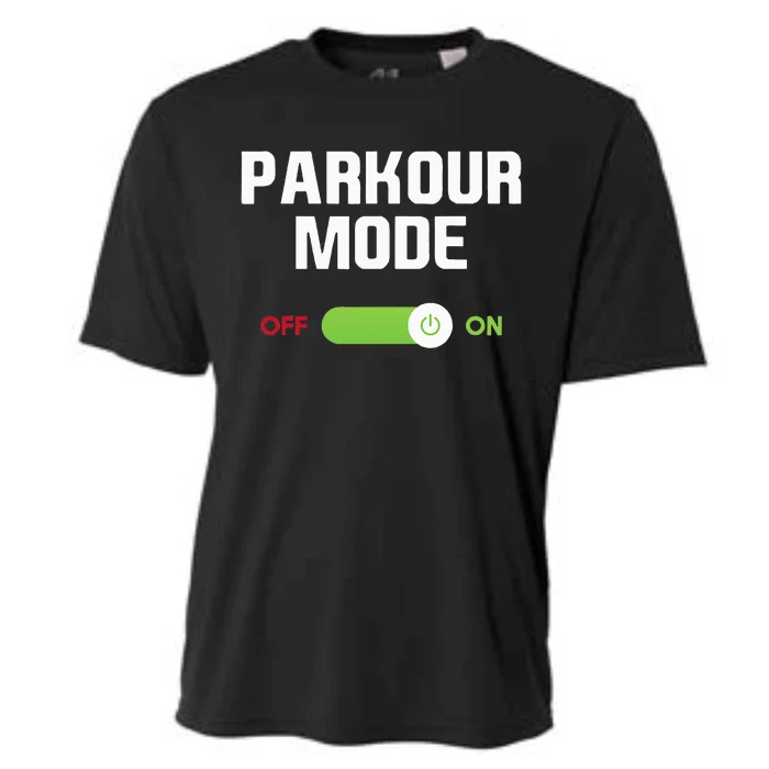 Parkour Mode Backflip Freerunning Urban Gymnastic Cooling Performance Crew T-Shirt