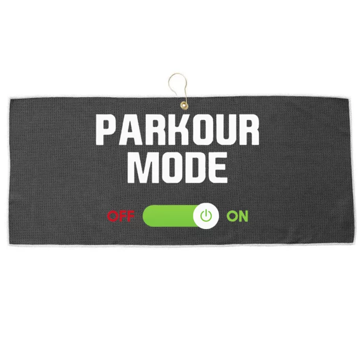 Parkour Mode Backflip Freerunning Urban Gymnastic Large Microfiber Waffle Golf Towel