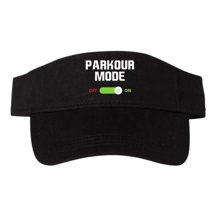 Parkour Mode Backflip Freerunning Urban Gymnastic Valucap Bio-Washed Visor