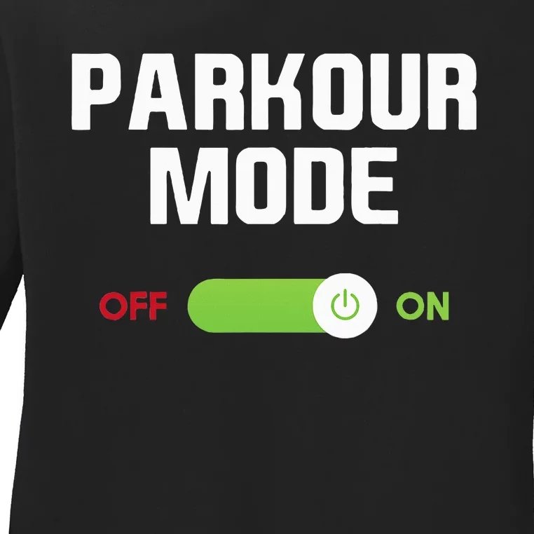 Parkour Mode Backflip Freerunning Urban Gymnastic Ladies Long Sleeve Shirt