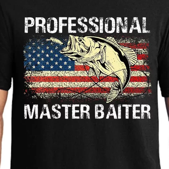 Professional Master Baiter Retro American Flag Pajama Set