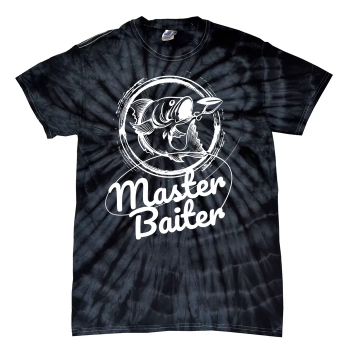 Professional Master Baiter Retro American Flag Funny Fishing Tie-Dye T-Shirt