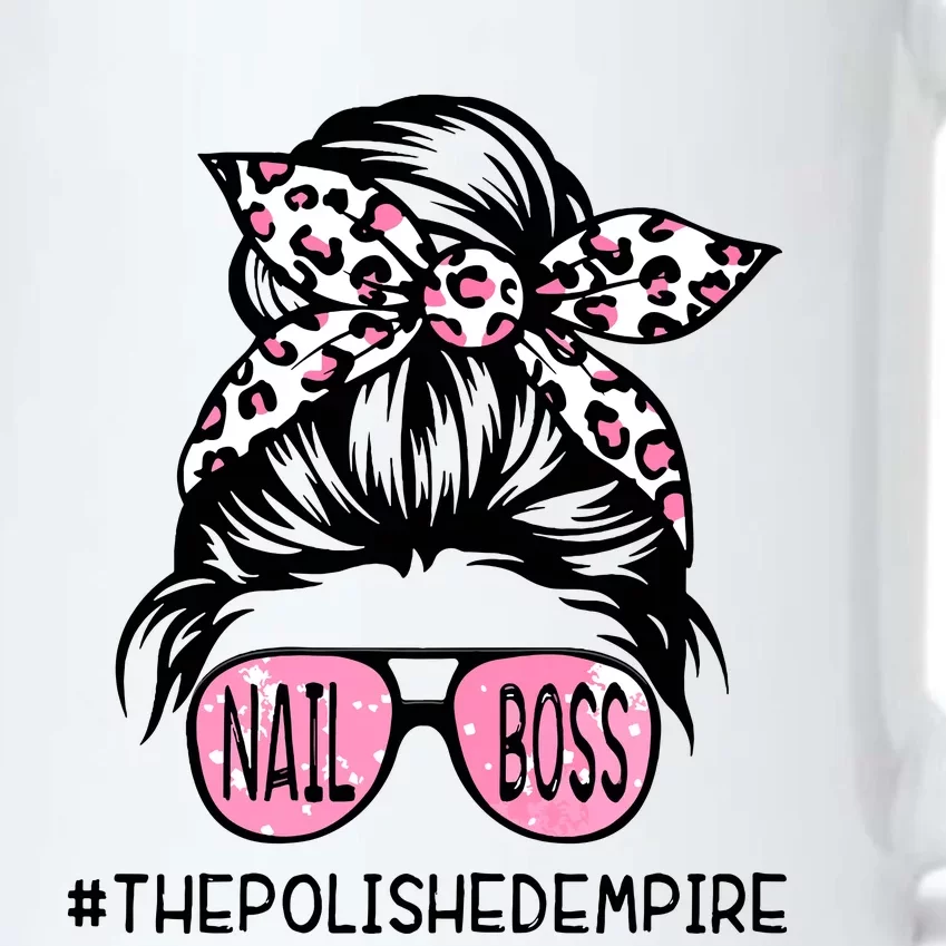 Poa7 Messy Bupoa7 Messy Bun Nail N Nail Boss The Polished Empire Nail Boss Woman Black Color Changing Mug