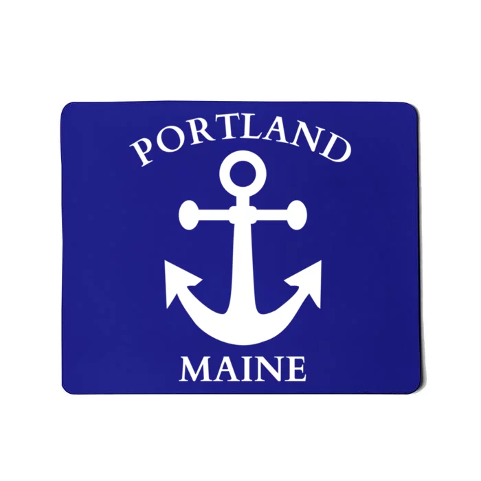 Portland Maine Boat Anchor Boating Cool Gift Mousepad