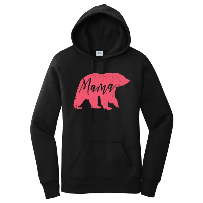 Pink Mama Bear Women's Pullover Hoodie