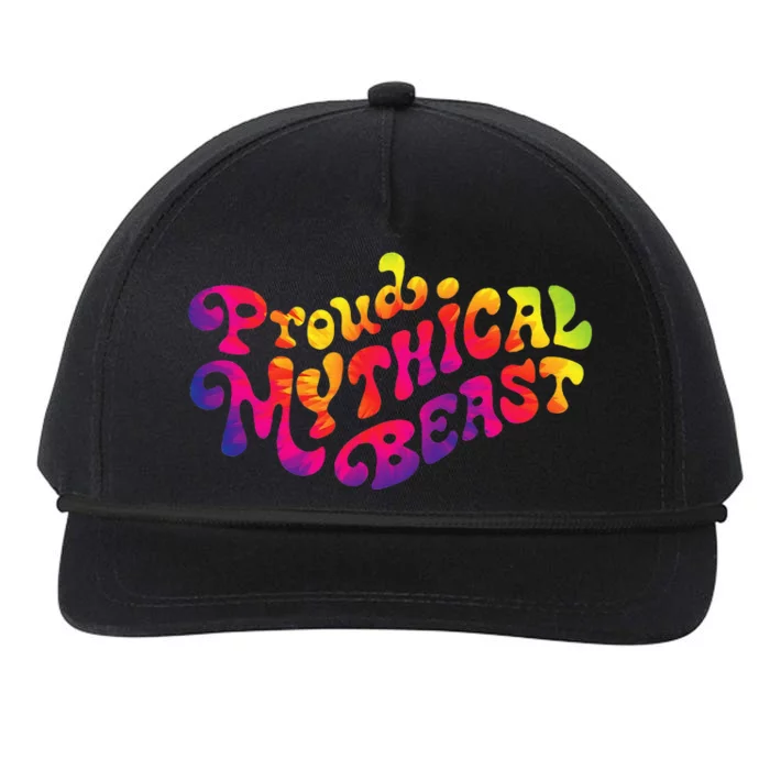 Proud Mythical Beast Snapback Five-Panel Rope Hat