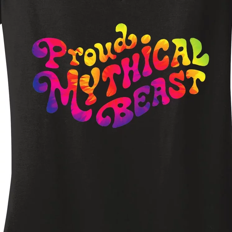 Proud Mythical Beast Women's V-Neck T-Shirt