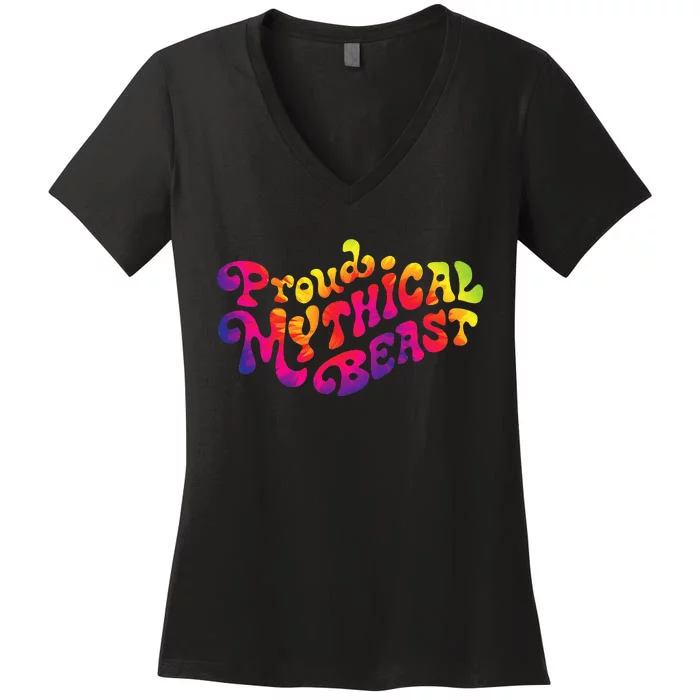 Proud Mythical Beast Women's V-Neck T-Shirt