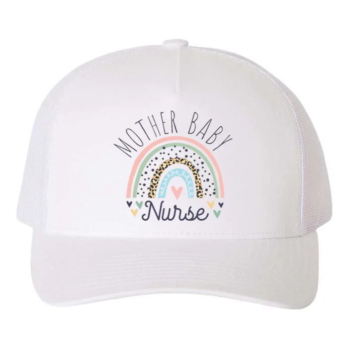 Postpartum Mother Baby Nurse Mom Baby Postpartum Nursing Yupoong Adult 5-Panel Trucker Hat