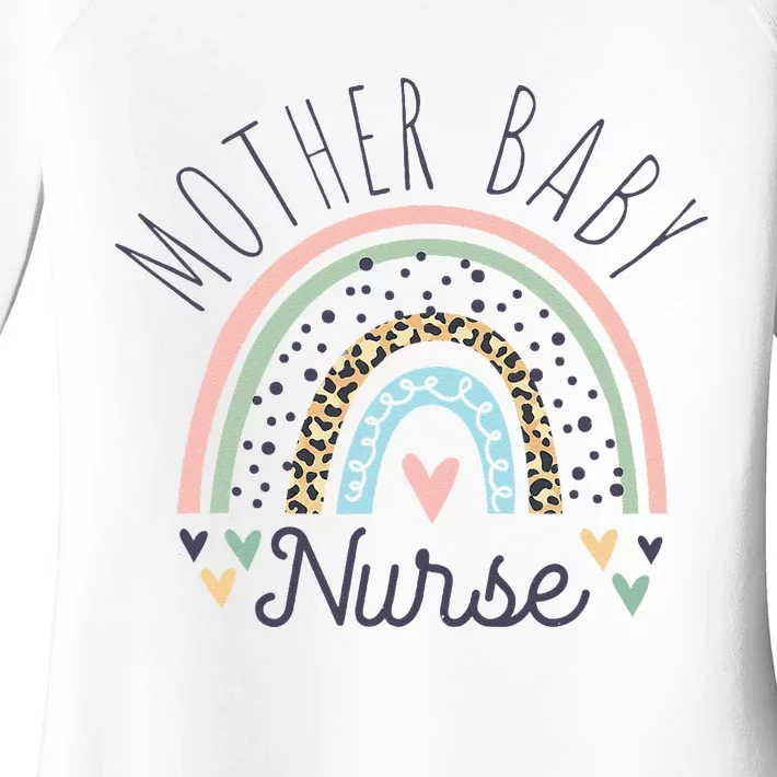 Postpartum Mother Baby Nurse Mom Baby Postpartum Nursing Women's Perfect Tri Tunic Long Sleeve Shirt