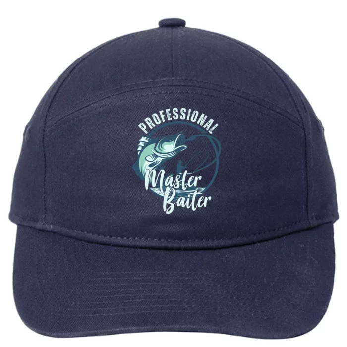 Professional Master Baiter Fishing 7-Panel Snapback Hat