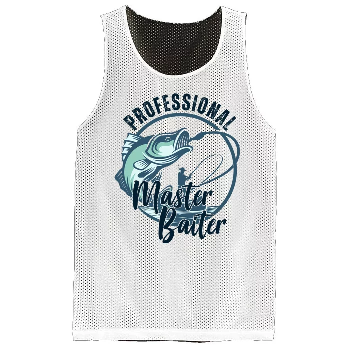 Professional Master Baiter Fishing Mesh Reversible Basketball Jersey Tank